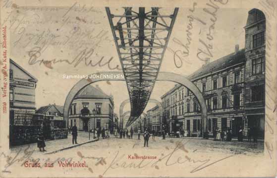 Kaiserplatz auf einer Postkarte von 1902