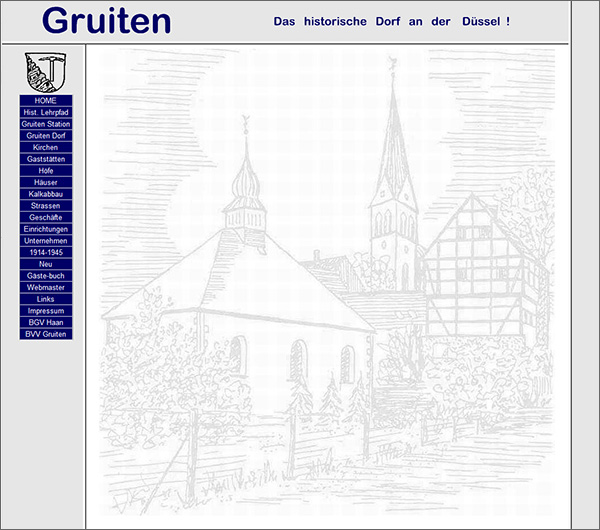 Webangebot www.historisches-dorf-gruiten.de (Vorschaubild)