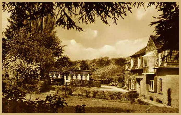Haus Quellengrund auf einer Postkarte von 1962