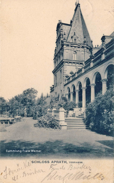 Schloss Aprath auf einer Postkarte von 1915 (Sammlung Frank Werner)