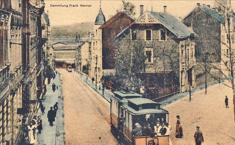 Kirchstraße in Vohwinkel 1917 (Sammlung Frank Werner)