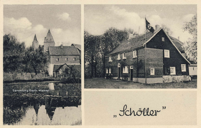 Schöller auf einer Postkarte von 1939 (Sammlung Frank Werner)